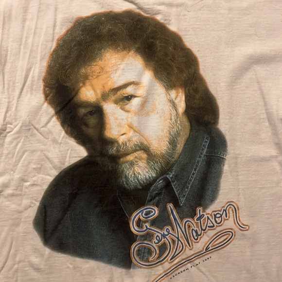 Autographed Gene Watson authentic concert tee country singer sz Large VTG Y2k - Picture 2 of 4